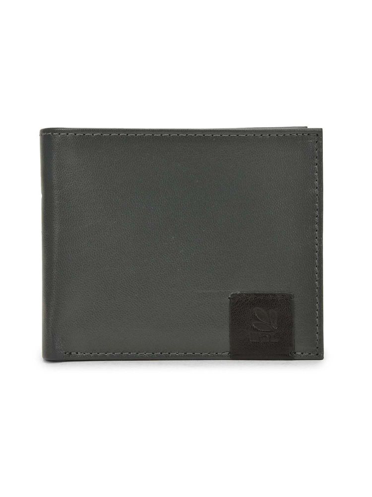 WOODLAND Men Grey Solid Wallet-picture-12