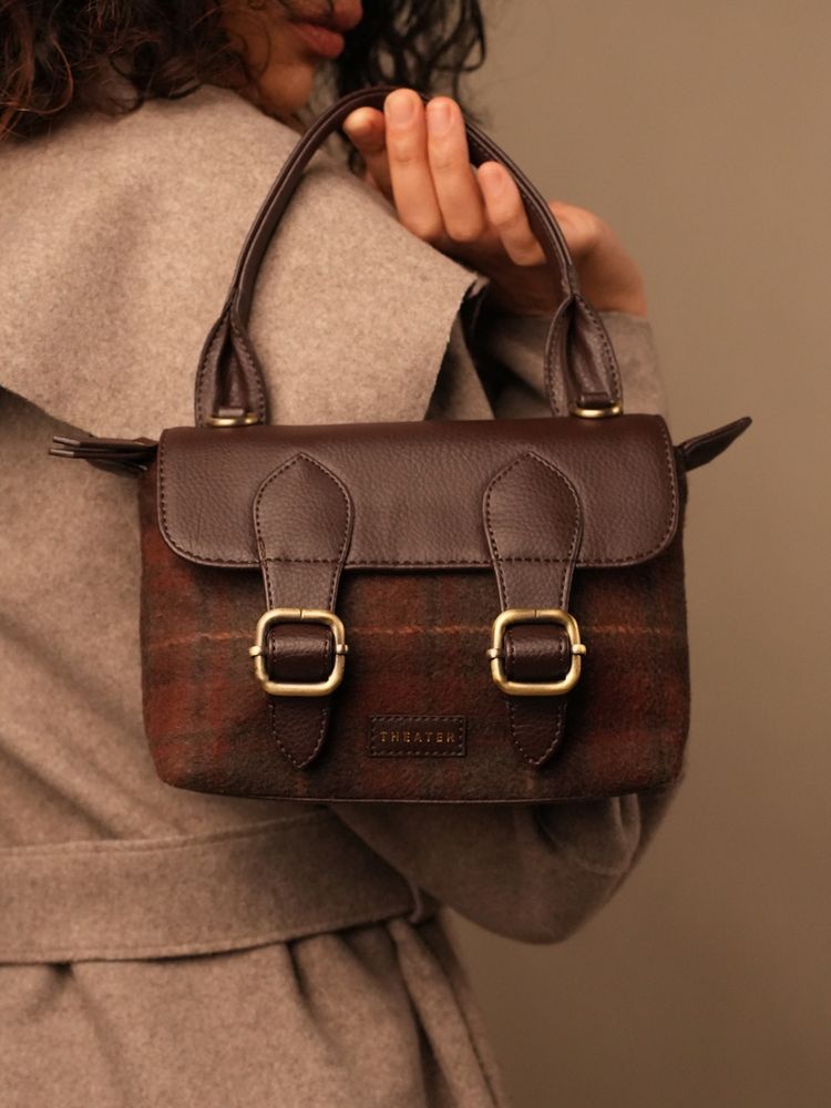 Theater Women Beetle Tweed Brown Sling Bag-image-34