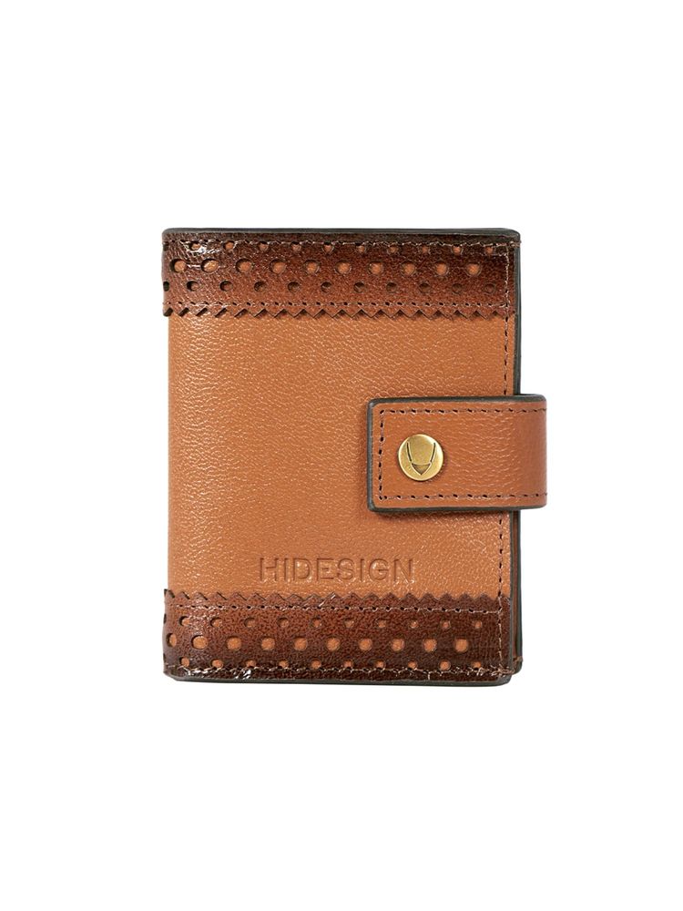 Hidesign Churro W1 Genuine Leather Women's Card Holder - Tan-image-10