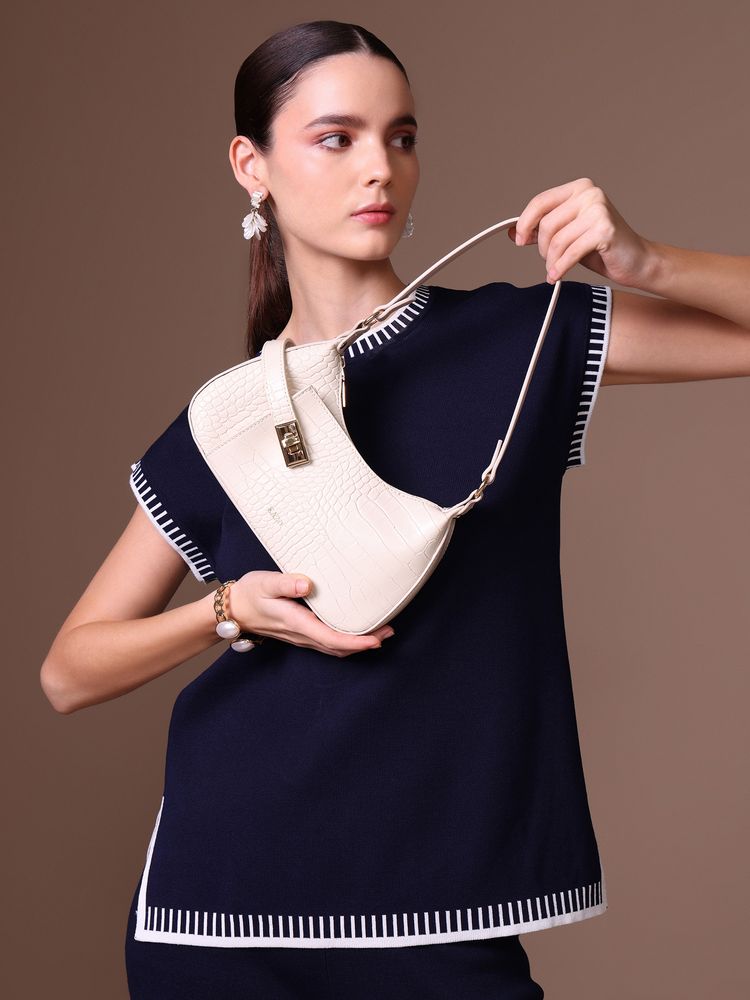 kazo fashion Kazo Off White Kelya Shoulder Bag (S)-picture-11