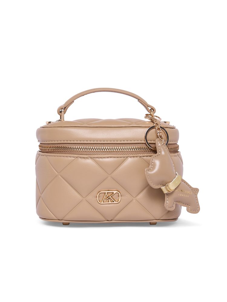 Akiki London Clapham 7 Vanity Bag (Beige) (S)-image-46