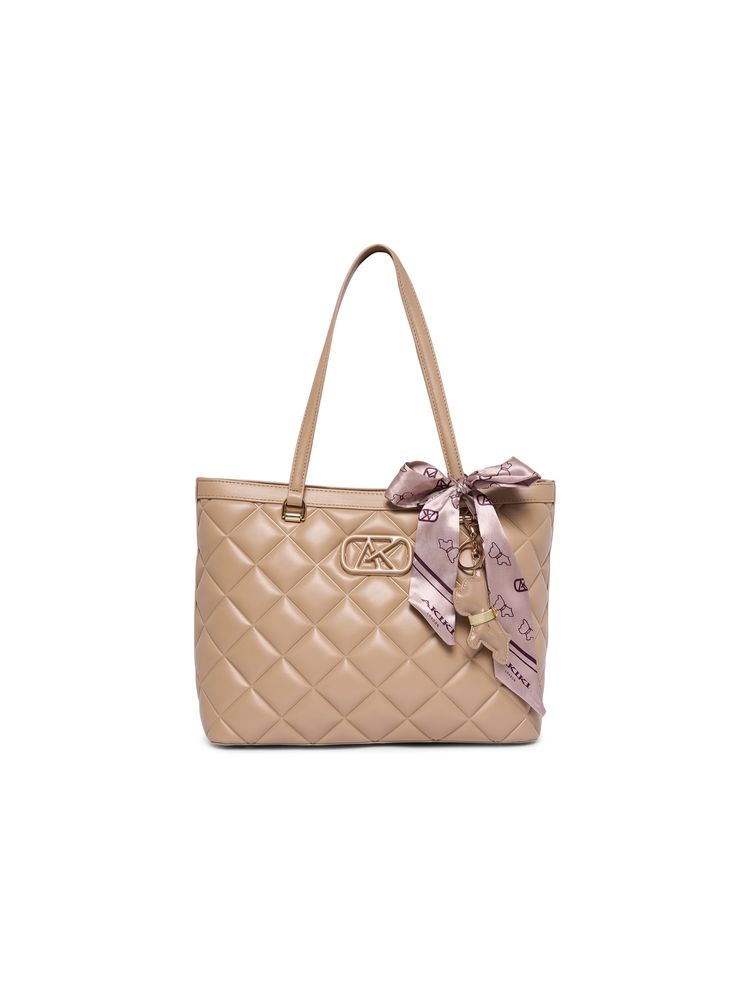 Akiki London Vauxhall 36 Tote Bag-Beige (L)-image-25