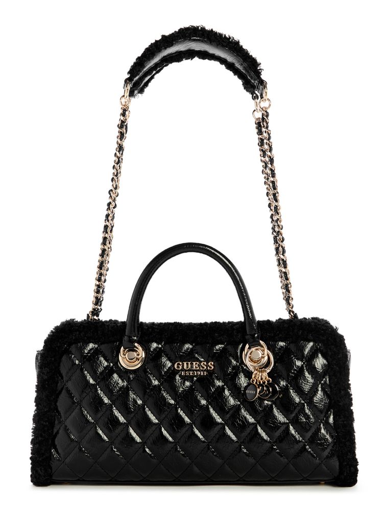 guess fashion Guess Women Quilted Cristi Convertible Shoulder Bag-picture-30