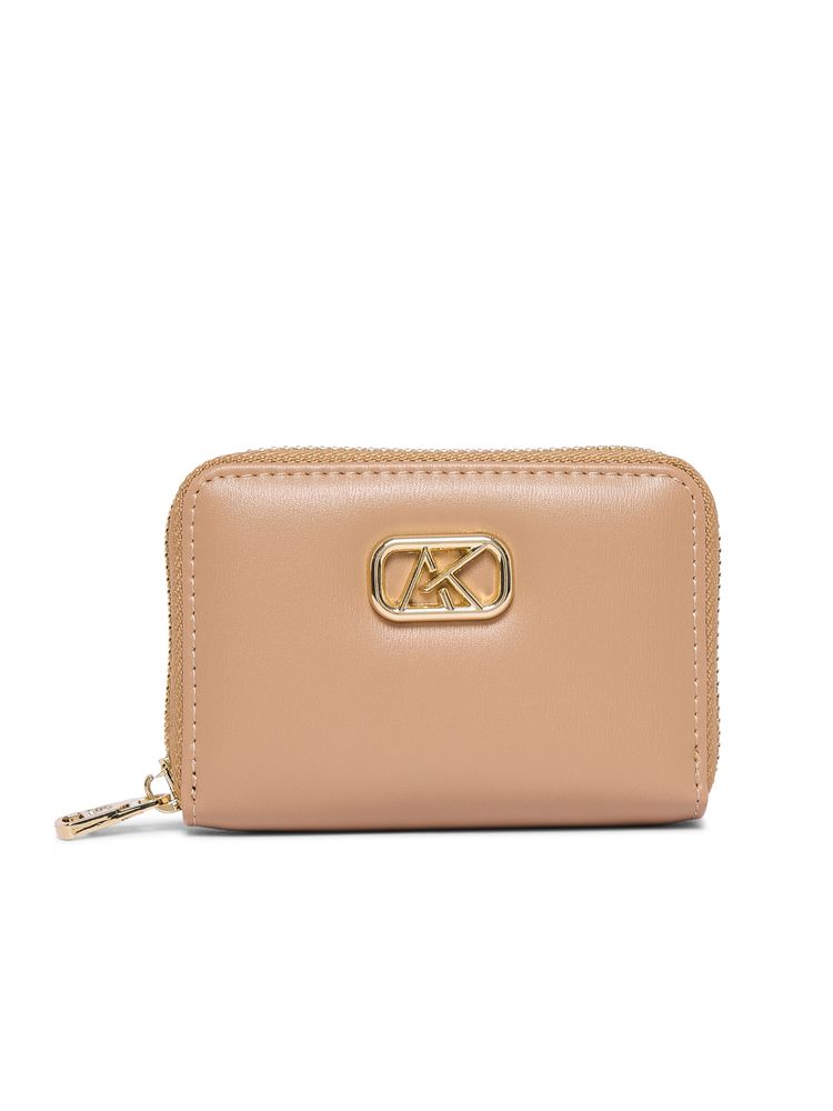 Akiki London Kingsbury 11 Zip Around Wallet (Beige) (S)-image-12