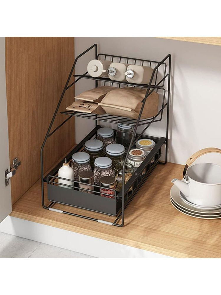 ARHAT ORGANIZERS Under Sink Organizer Black-picture-29
