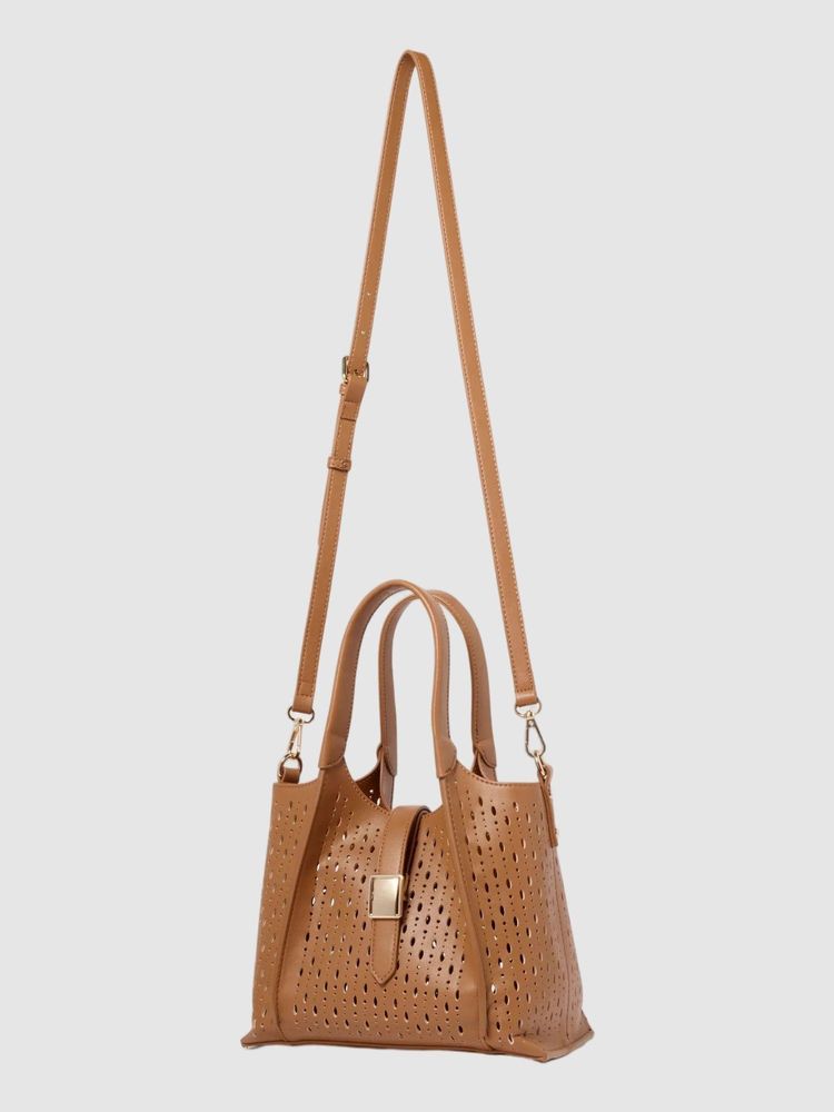 Forever New Lia Medium Tote Bag with Pouch and Detachable Strap-picture-23