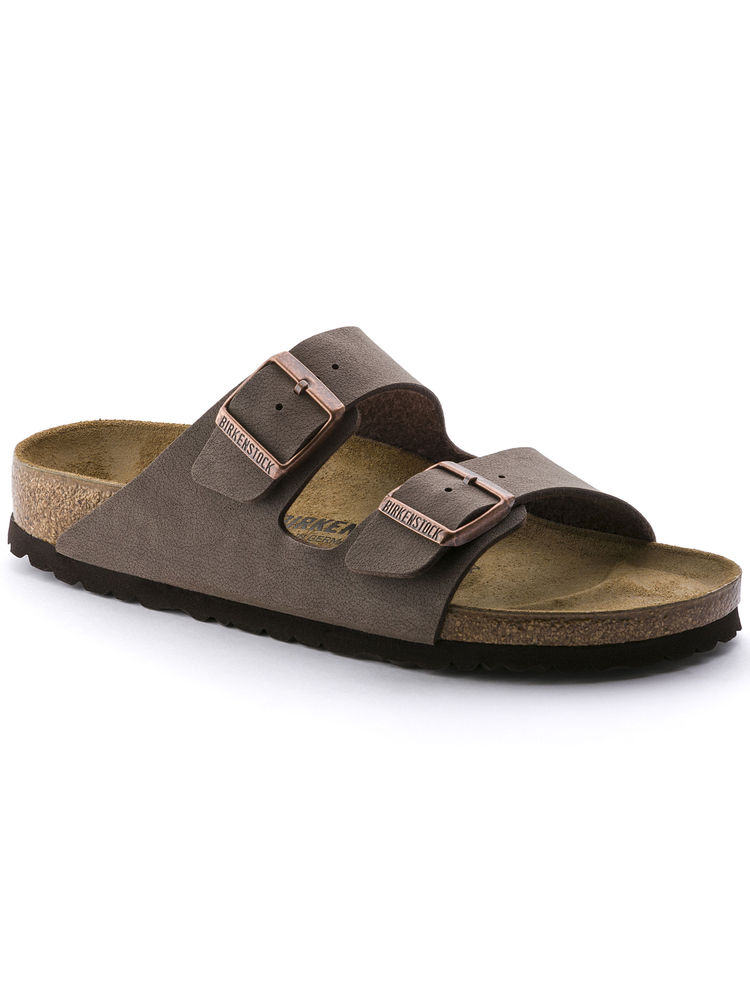 Birkenstock Arizona Birko-flor Nubuck Brown Regular Width Unisex Sandals-image-39