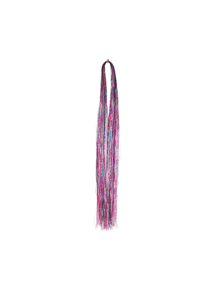 Matra Tinsel Hair Extensions Glitter Highlight Strands Sparkling Colored Fairy Hair Strip Multicolor-picture-14