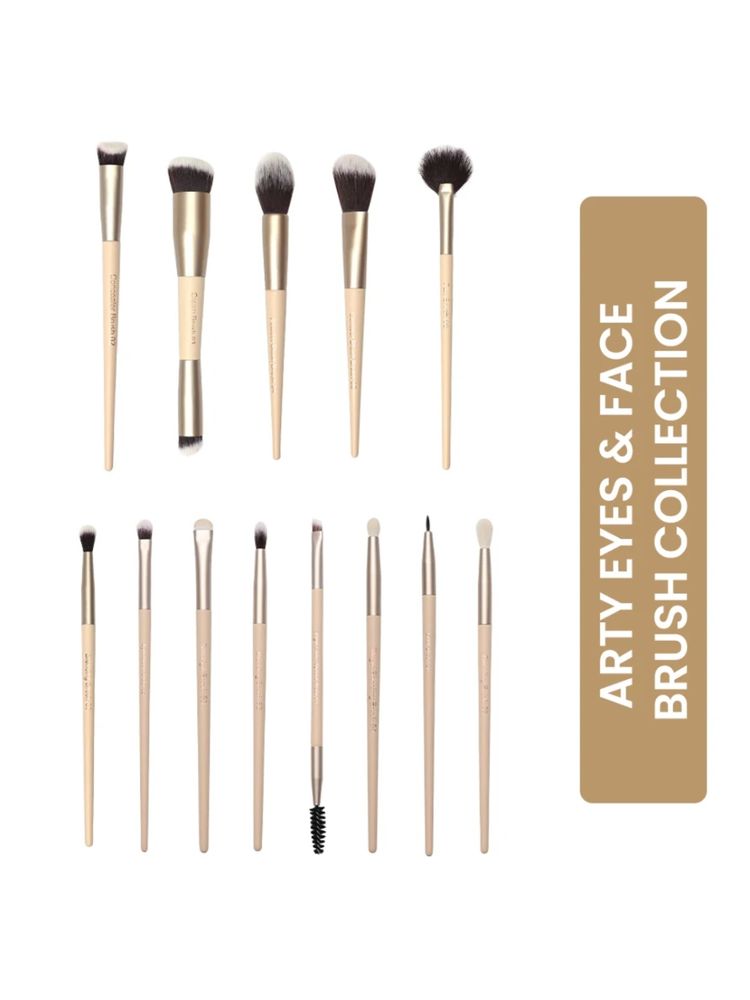 Milagro Beauty Arty Eyes & Face Makeup Brush Collection (Set Of 13 )-image-33