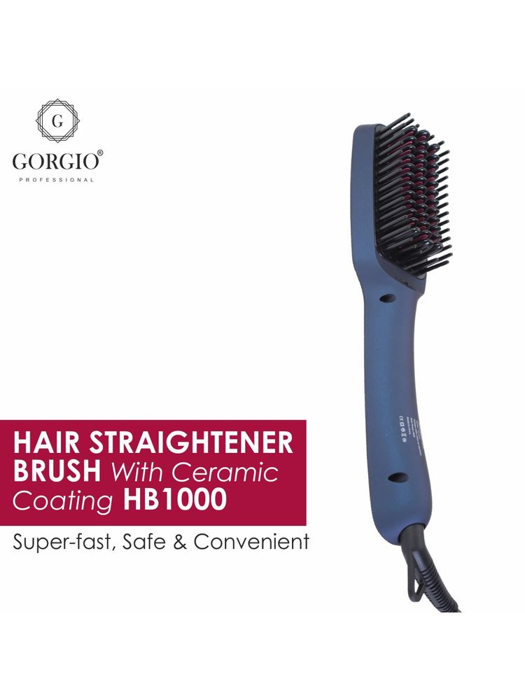 Gorgio Professional Simply HairStraightning Brush Instant Straight - HB1000