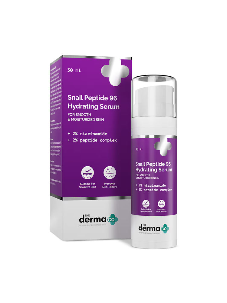 The Derma Co Snail Mucin Peptide 96 Hydrating Serum with Niacinamide & Peptide for Moisturized Skin-image-14