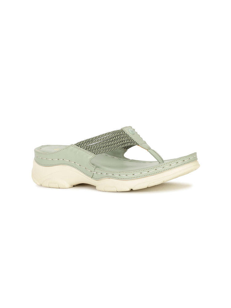 Bata Women Casual Platform- Green-picture-41