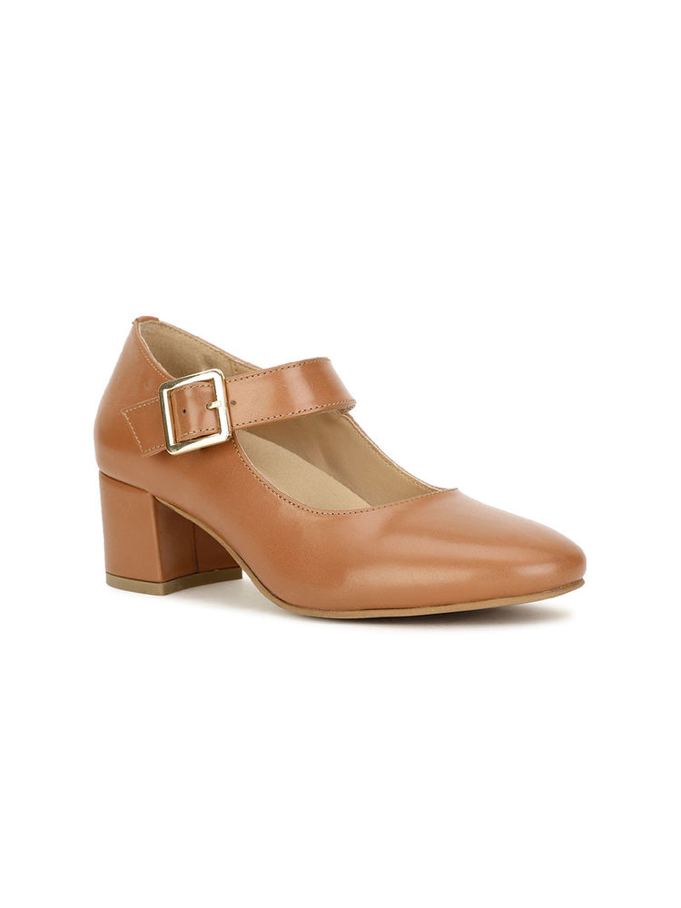 Bata Women Casual Shalita Pump E 23 Heels- Tan-picture-38
