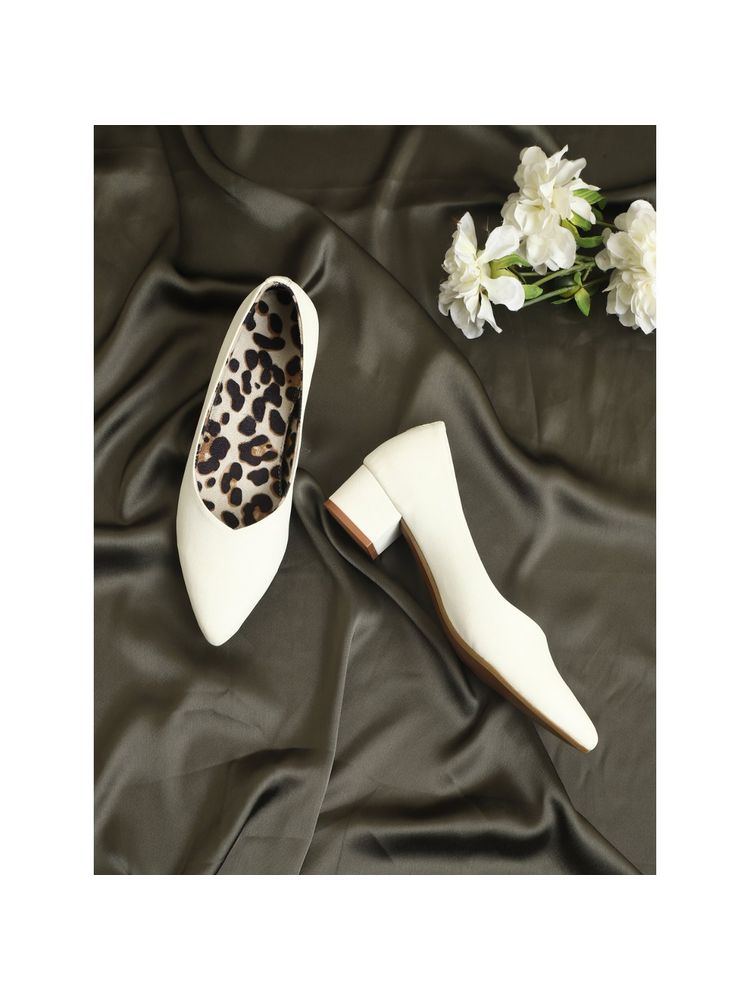 Truffle Collection White Animal Print Heels-picture-34