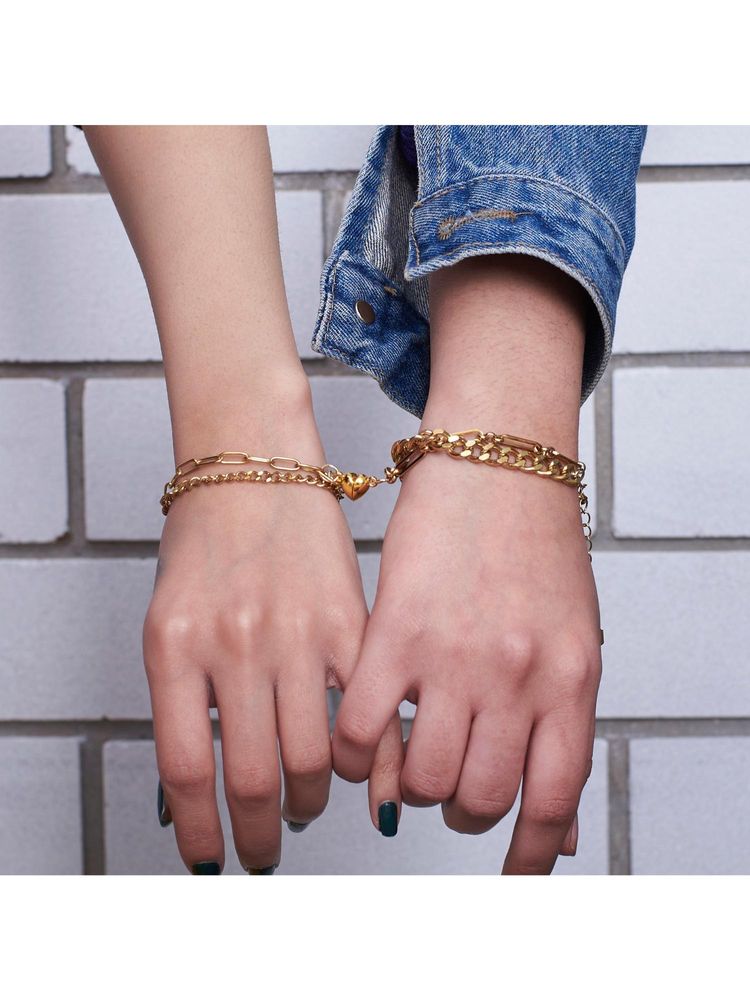 Salty Love Lock Heart Couple Bracelets (Pack of 2)-image-24
