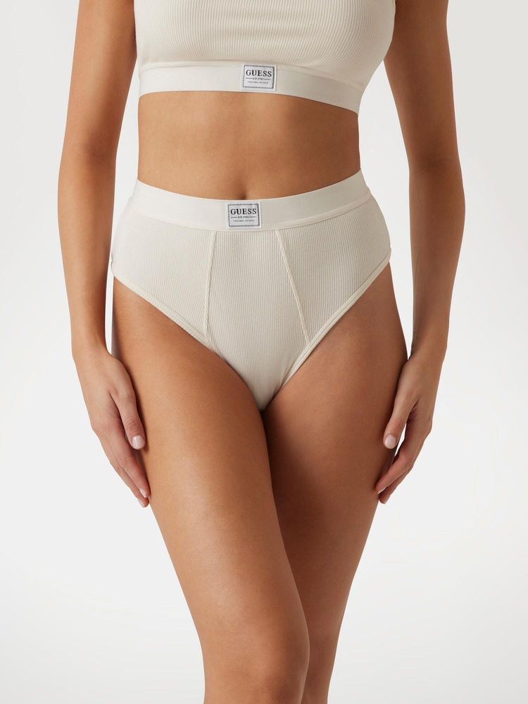 guess fashion Guess Off White Modal Solid Women Panty-picture-14