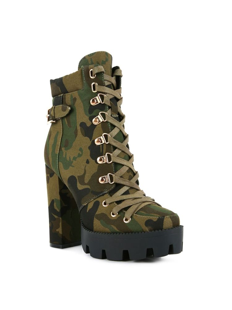 London Rag Camouflage Printed Khaki Boots-picture-20