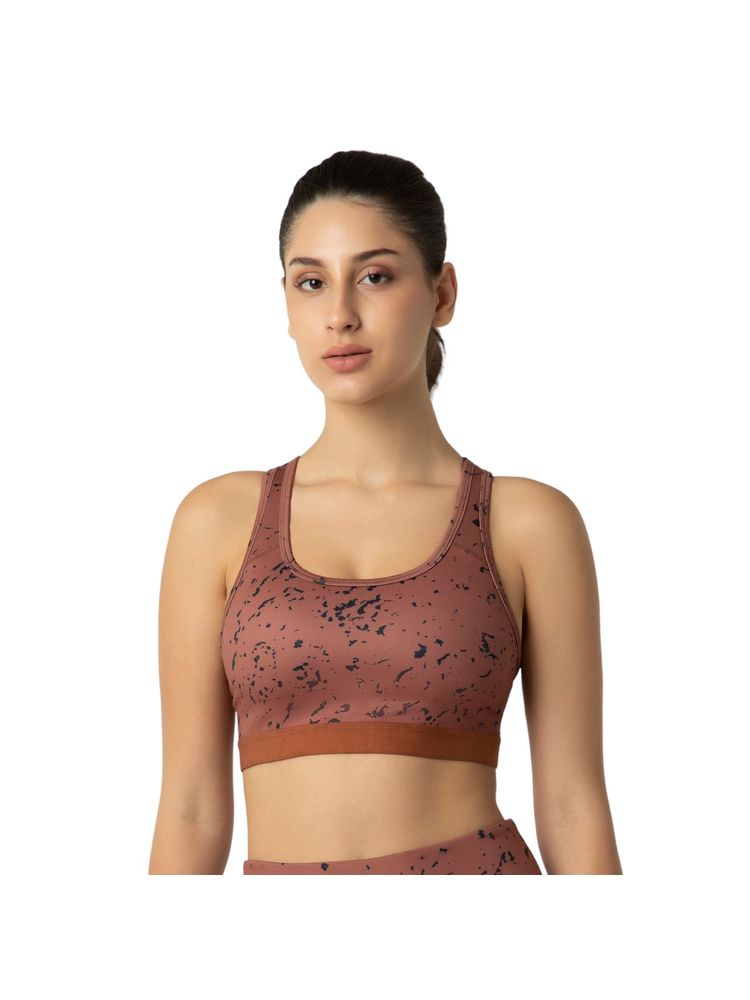 Amante Medium Impact Racerback Sports Bra-picture-23