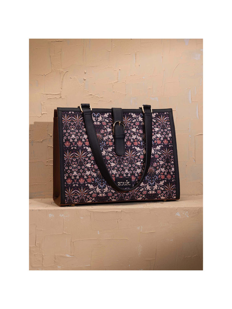 Zouk Rhea Kapoor Office Bag - Kashmir Blooms-picture-16