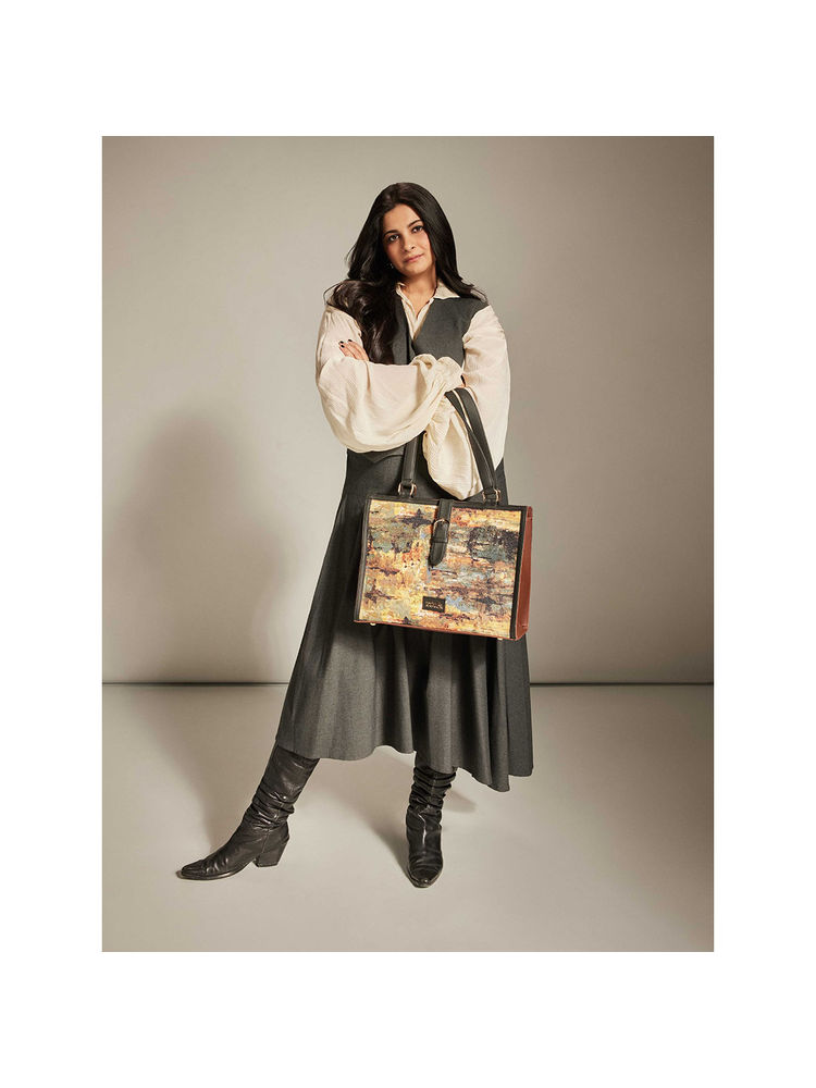 Zouk Rhea Kapoor Office Bag - Bombay Tapestry-picture-19