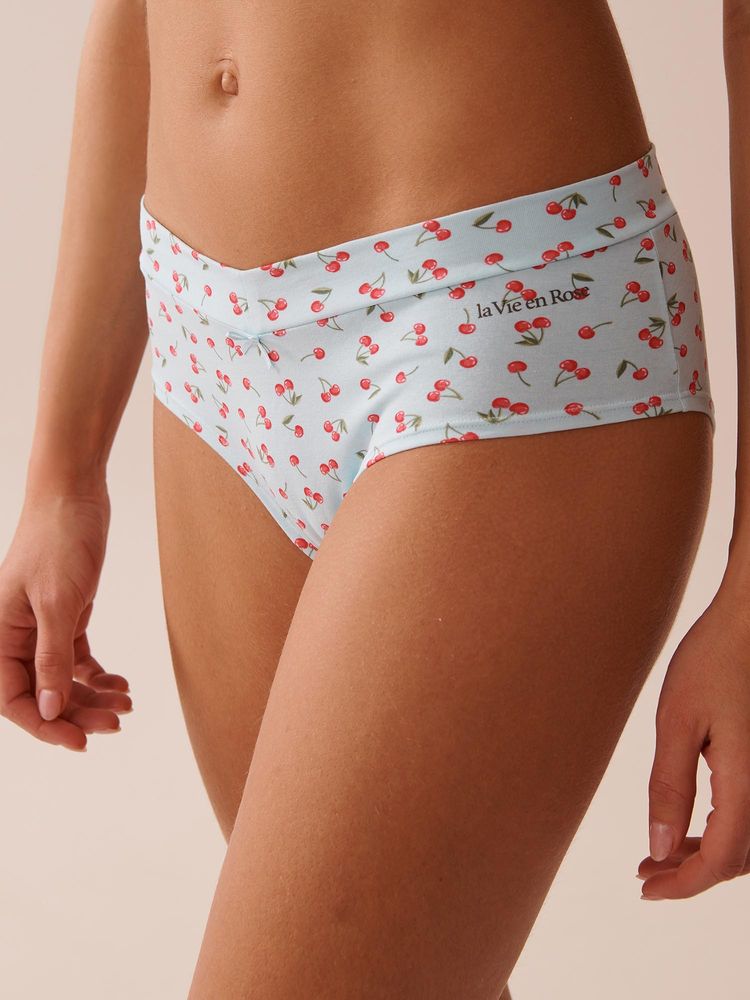 La Vie En Rose Cotton Hip Hugger Panty Blue-picture-24