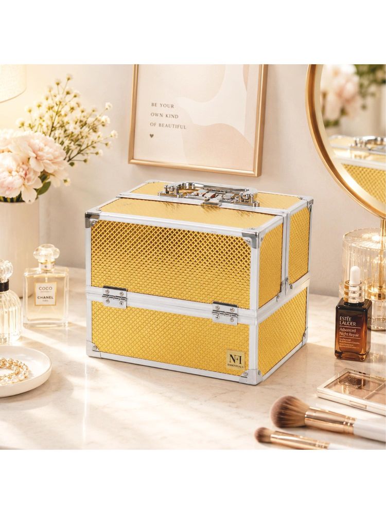 NFI Essentials Makeup Organizer Box - Yellow-picture-12