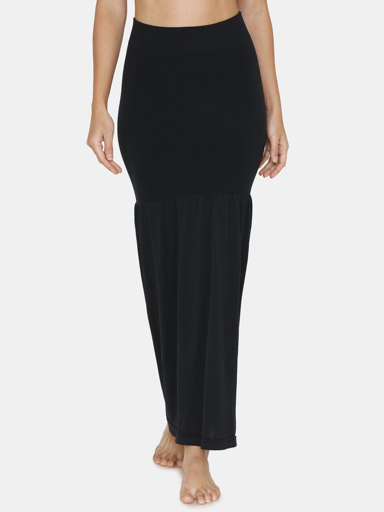 zivame Ziavame 12 Hours Smoothening Saree Shape Wear - Black-picture-13