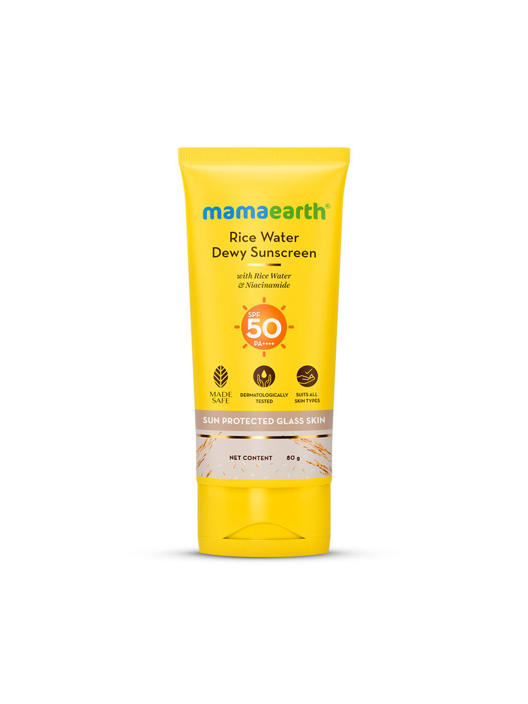 Mamaearth Rice Water Dewy Sunscreen SPF 50 for Tan Protection-image-19