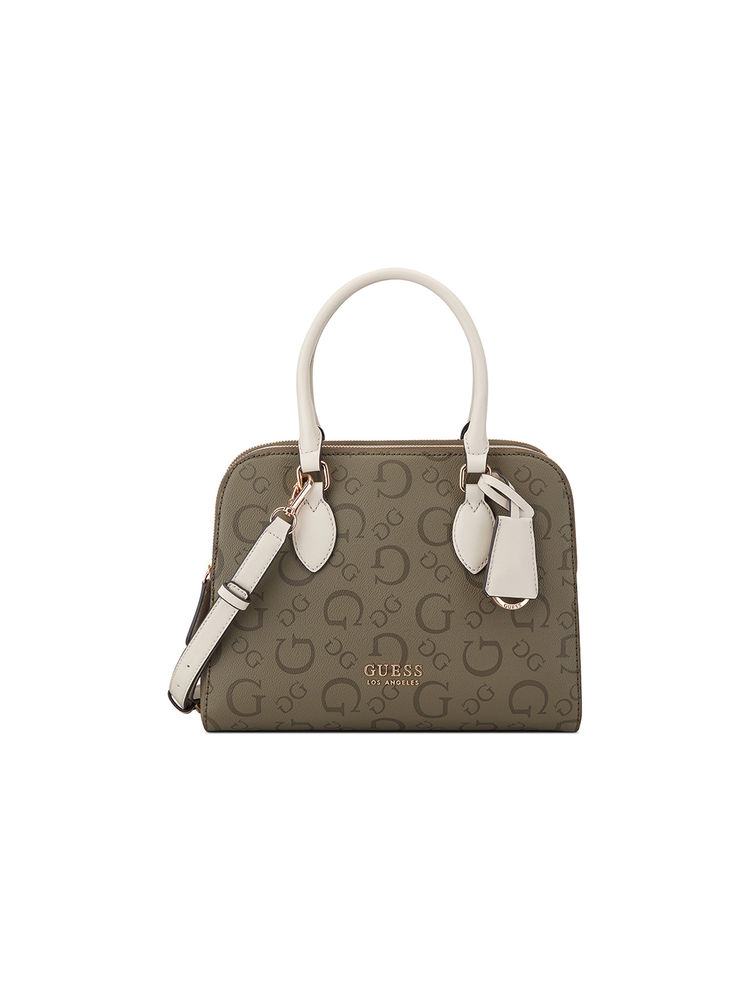 guess fashion Guess Olive Monogram Delphina Shoulder Bag with Detachable Strap-picture-28