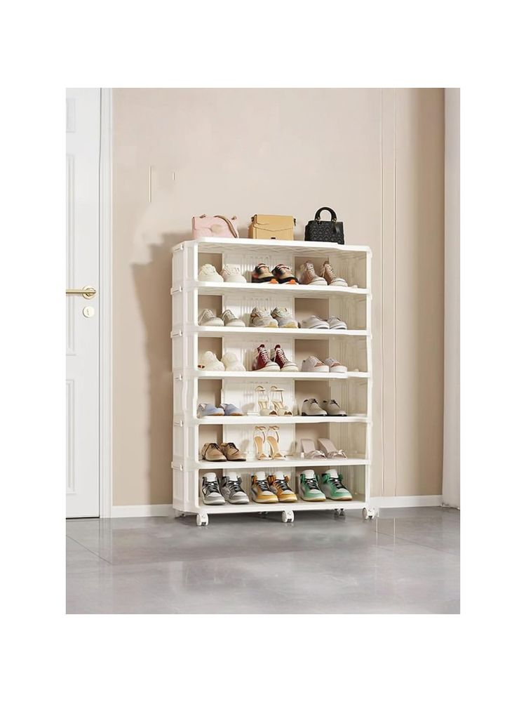 The Better Home White Collapsible Shoe Rack Organiser-picture-42
