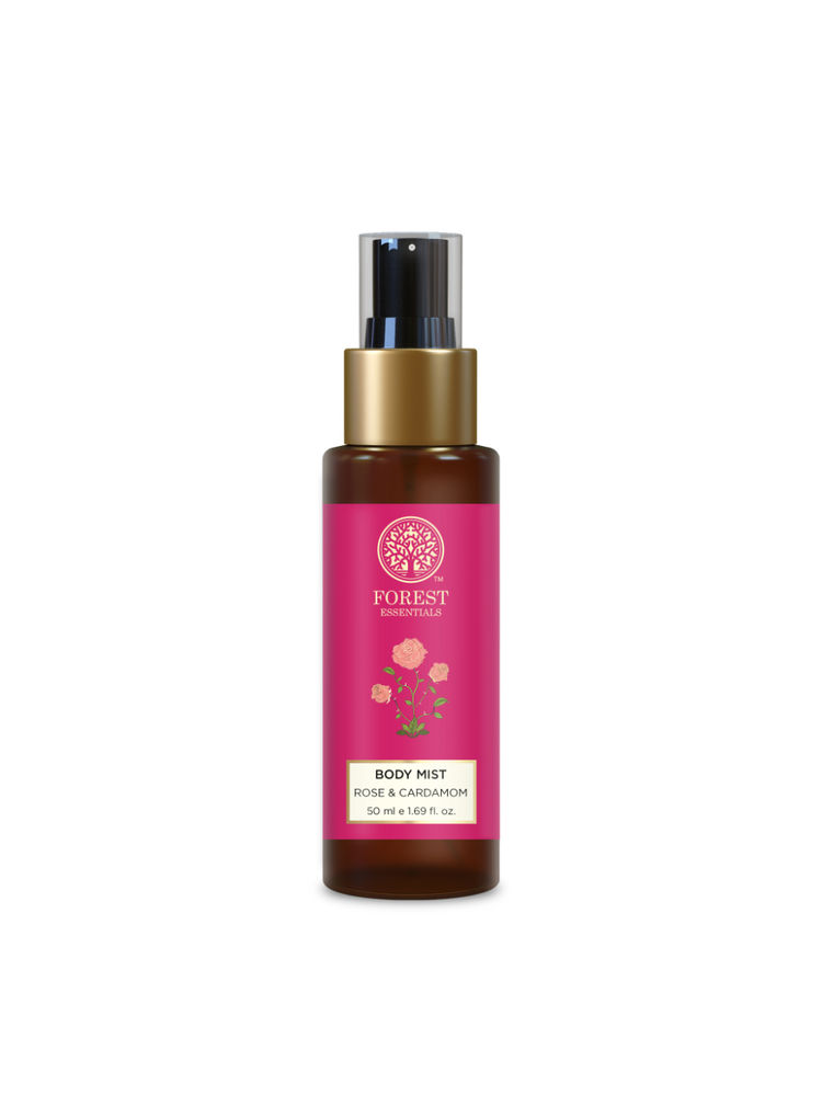Forest Essentials Body Mist Rose & Cardamom (Body Spray)