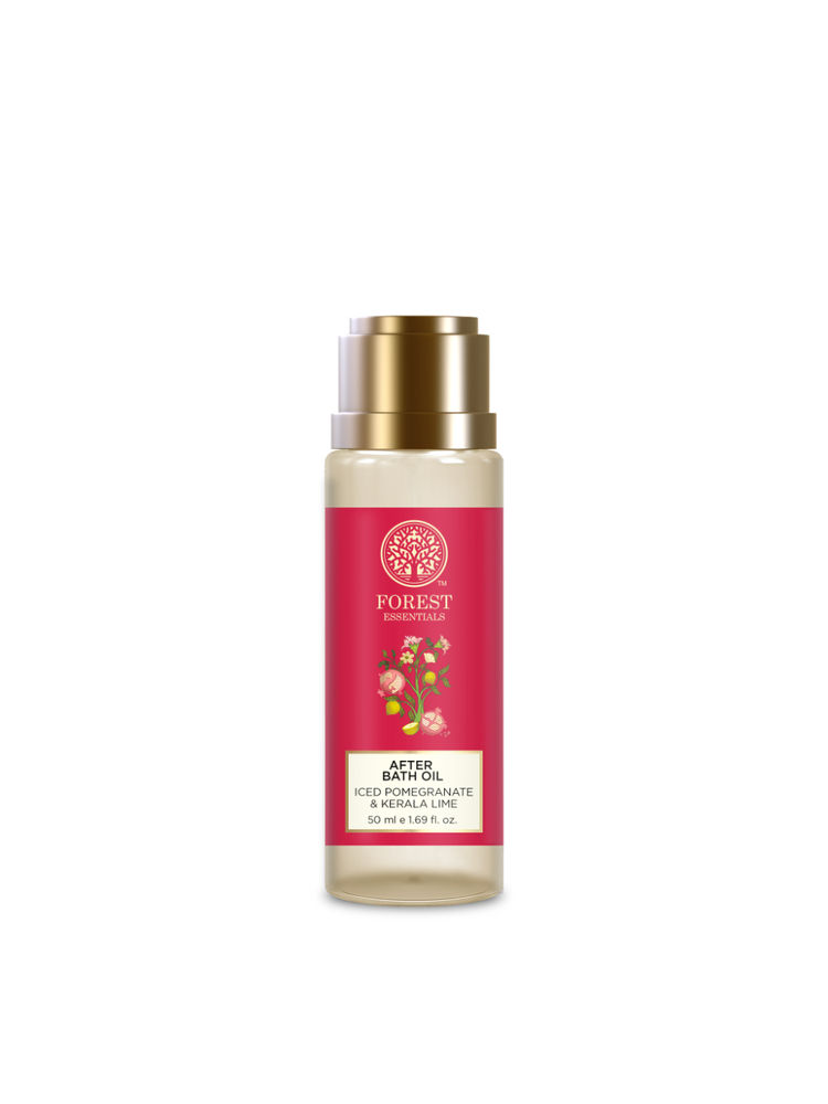 Forest Essentials After Bath Oil Iced Pomegranate & Kerala Lime Ayurvedic Shower Oil-picture-39