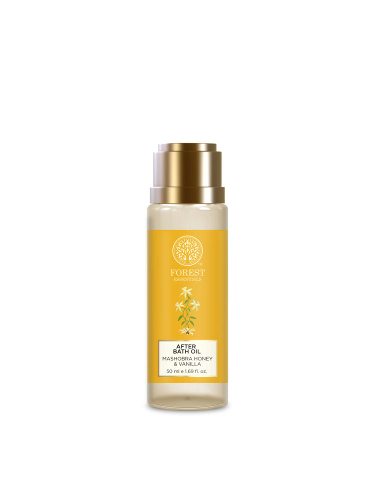 Forest Essentials After Bath Oil Mashobra Honey & Vanilla Natural Moisturizing Shower Oil-picture-40