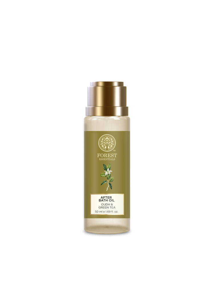 Forest Essentials After Bath Oil Oudh & Green Tea Ayurvedic Moisturizing Shower Oil-picture-38