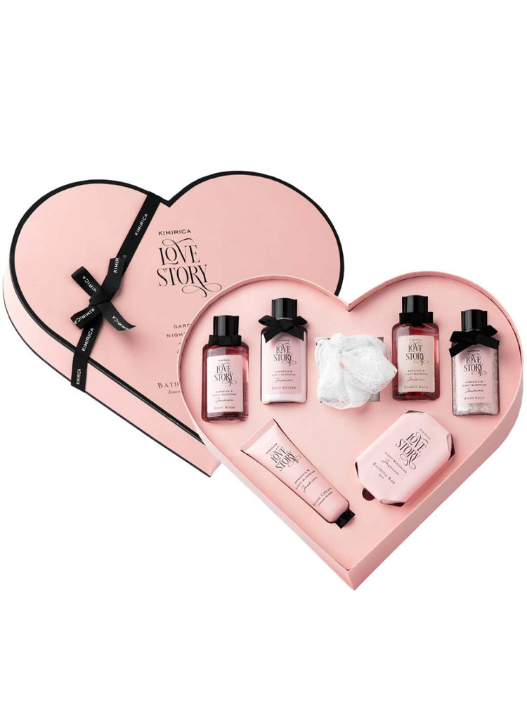 Kimirica Love Story Moments Gift Set - Exquisite Bath & Body Care Hamper for Special Occasions