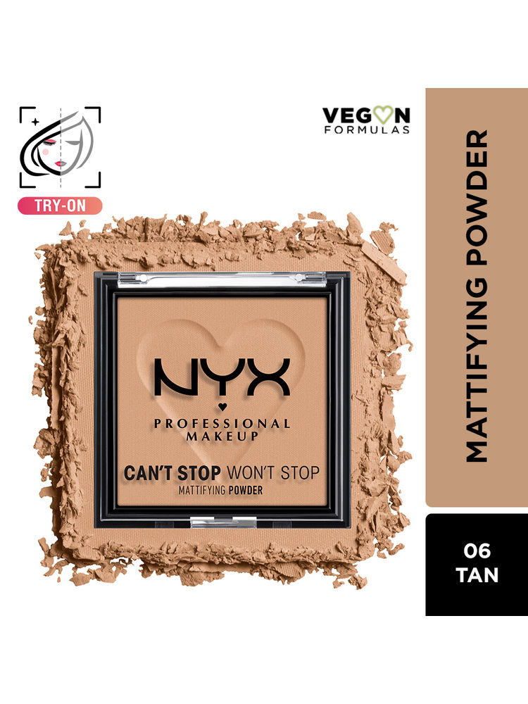 NYX Professional Makeup Can't Stop Won't Stop Mattifying Powder - Tan-image-4