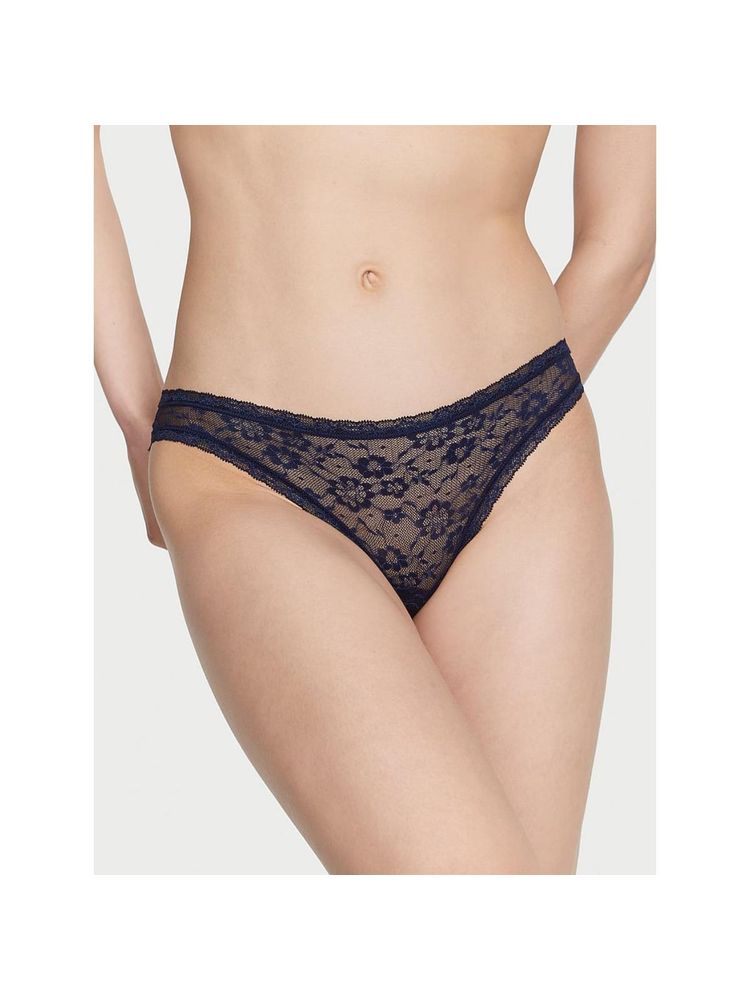 victoria's secret intimates Victoria's Secret The Lacie Posey Lace Bikini Panty - Blue-picture-34