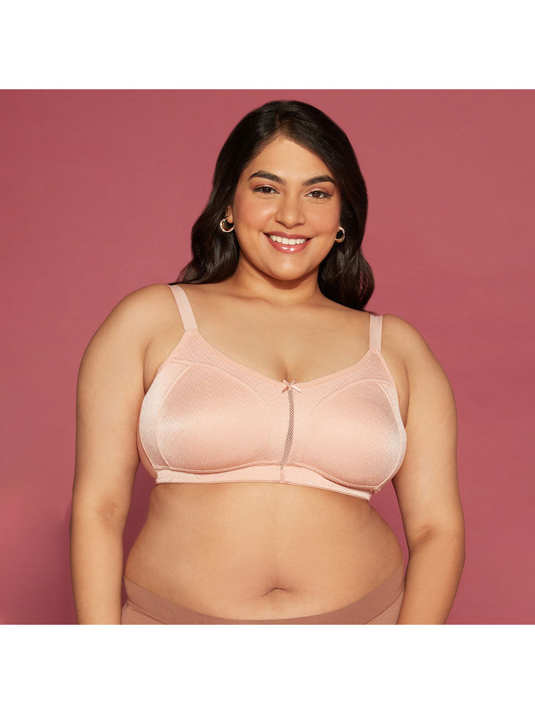 Nykd by Nykaa Luxe Jacquard M-frame Bra - Nude Nyb232-picture-26