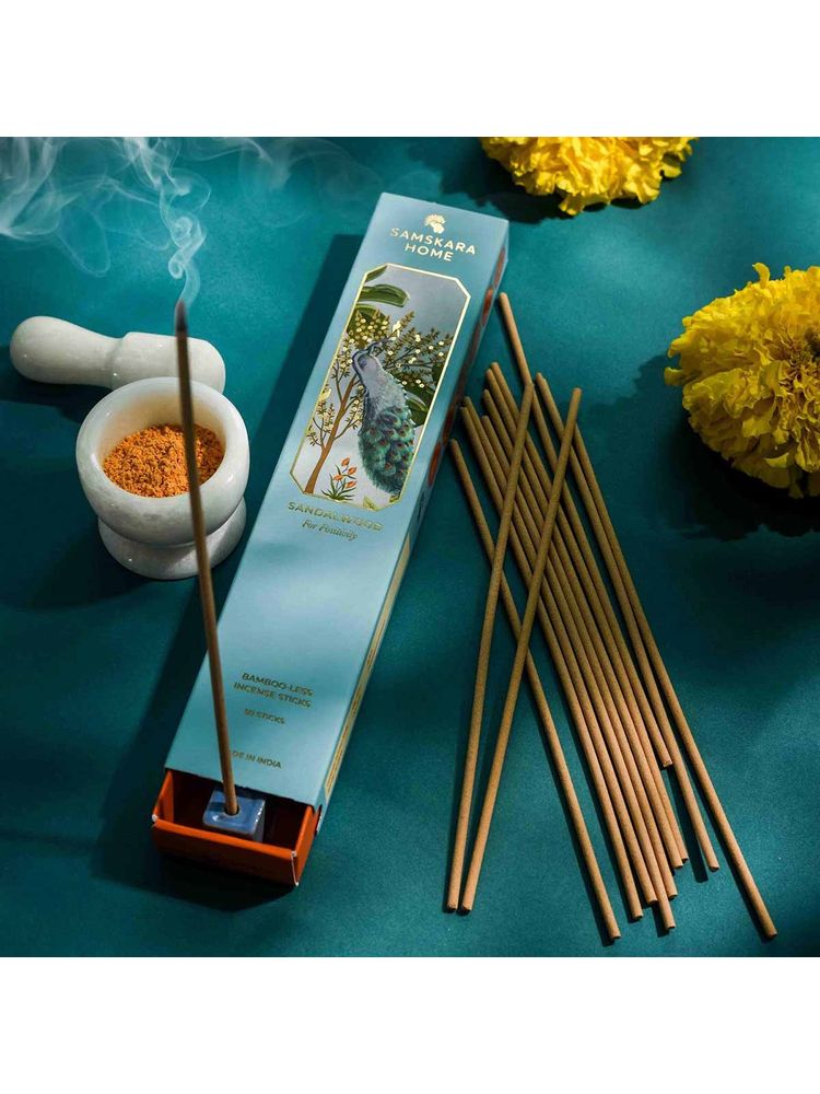 Samskara Home Sandalwood Incense Sticks Packet-picture-11