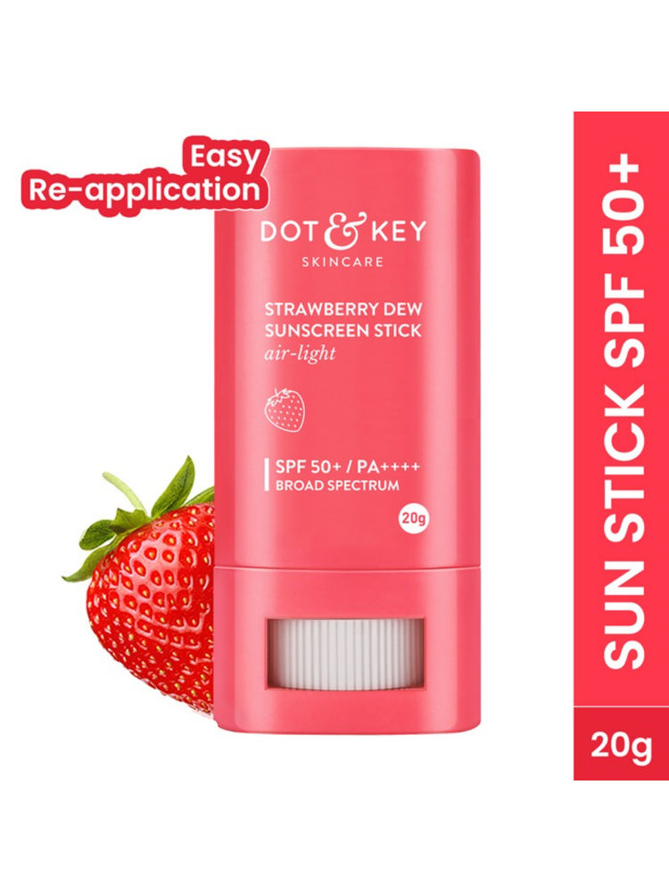 Dot & Key Strawberry On-The-Go SPF 50 Sunscreen Stick PA+++ For UVA/B Blocks-picture-16