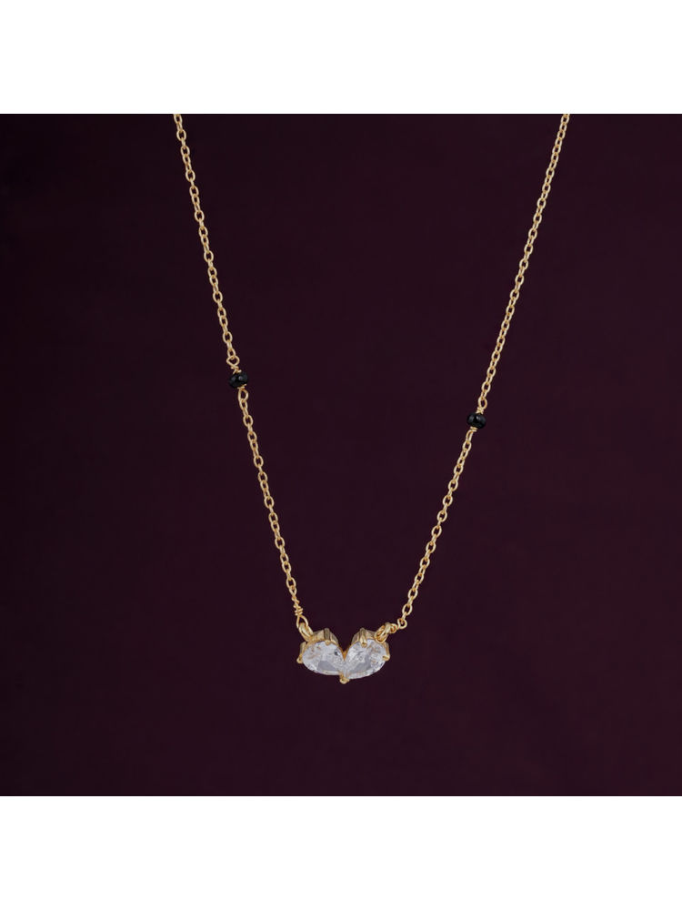 Palmonas 925 Sterling Silver White Stone Shimmery Bliss Mangalsutra for Womens-image-31