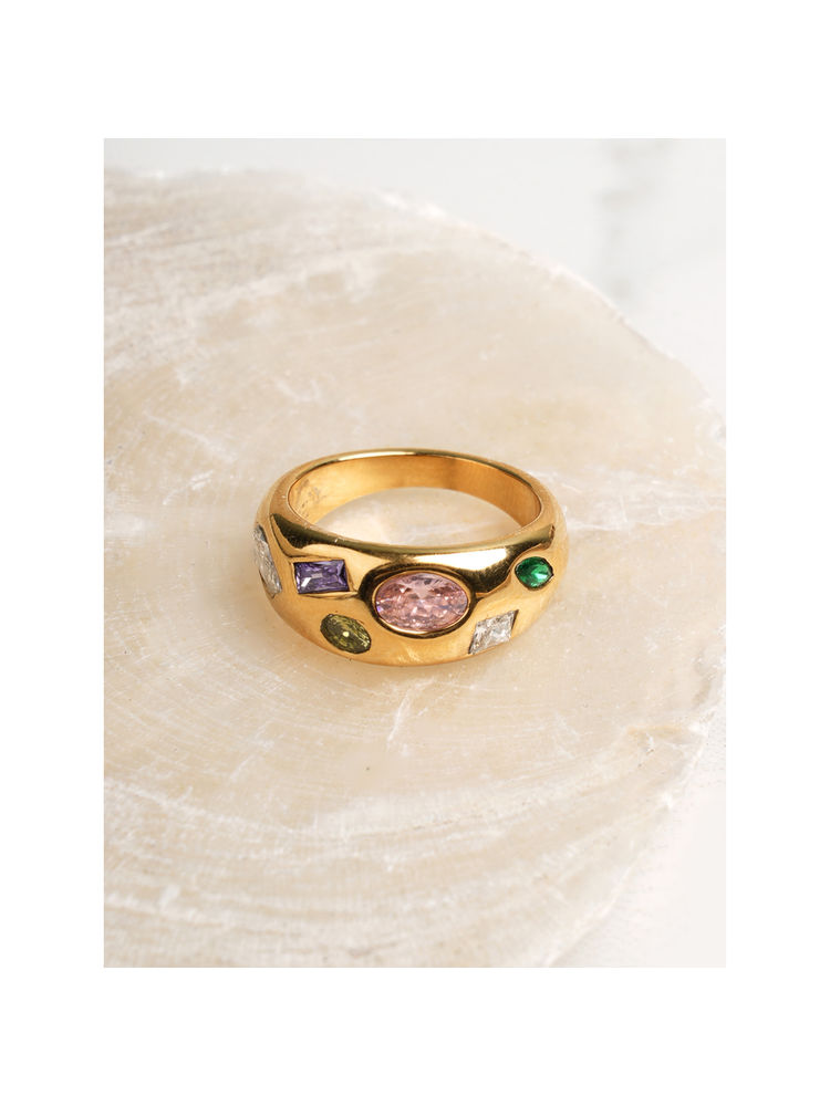 Palmonas Multi-Color Stone Unique Gold Ring for Womens (6)-image-20