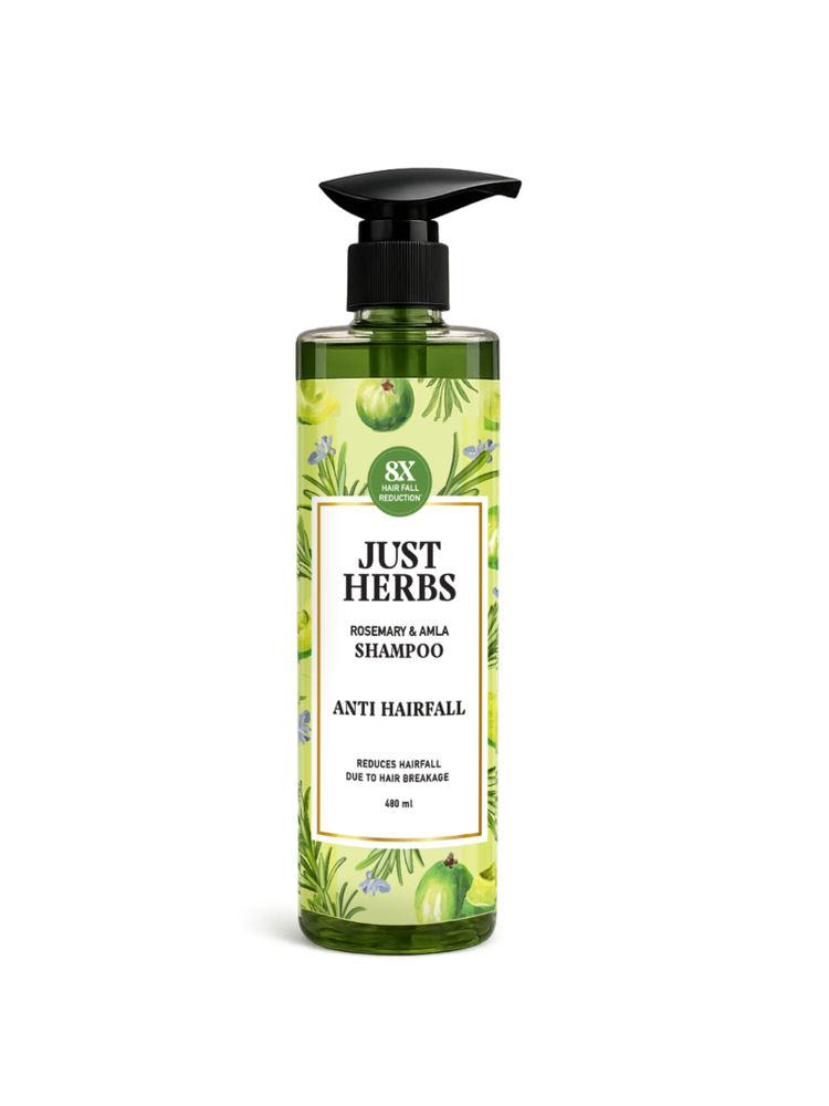 Just Herbs Rosemary & Amla Anti Hairfall Herbal Shampoo-picture-19