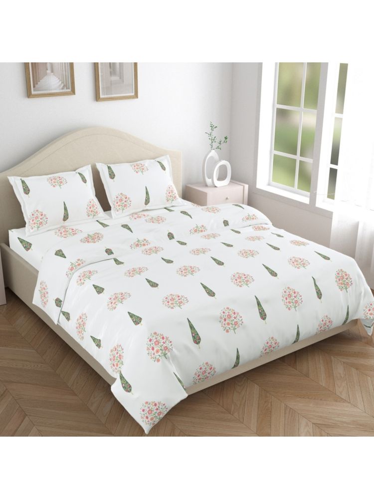 Haus & Kinder Tree Of Life 186 Tc Cotton 100% Printed Flat Double Bedsheet-picture-17
