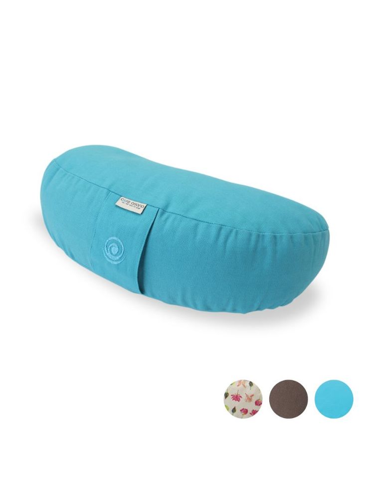 Core Asana Halfmoon Meditation Cushion- Cyan-picture-2