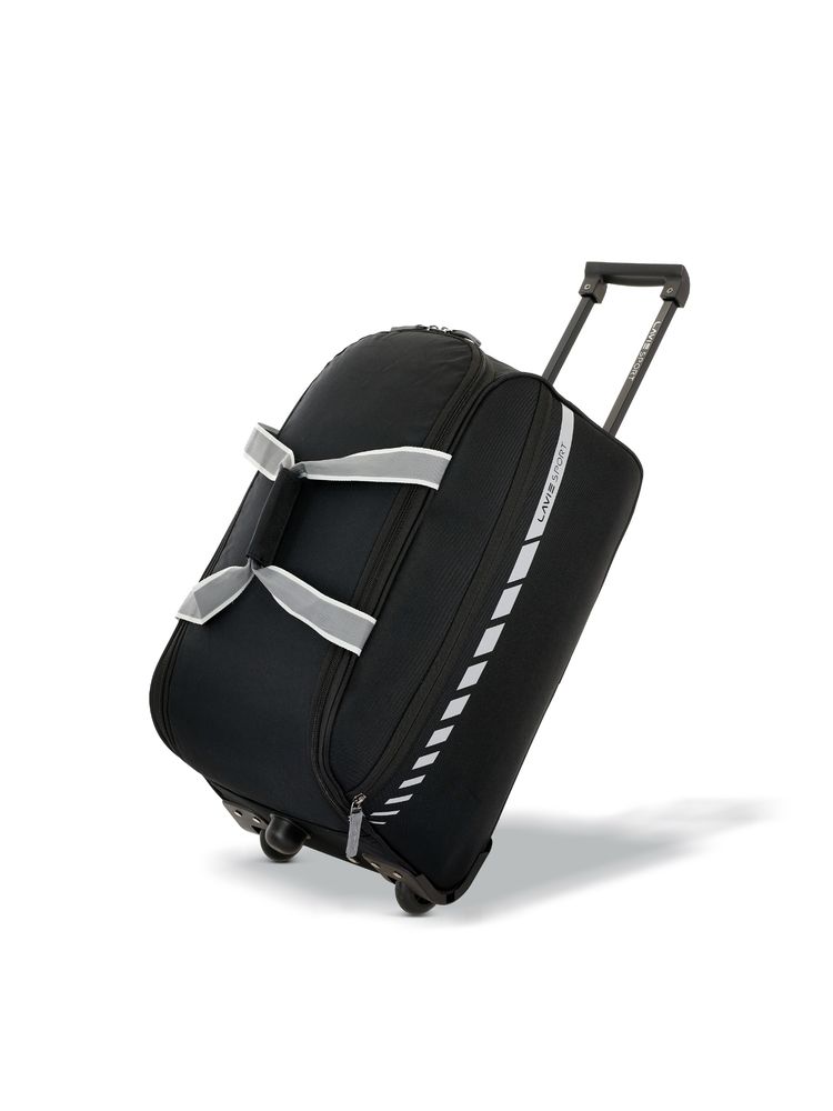 Lavie Sport Pluto 45L Wheel Duffle Bag (Black) (Small)-picture-18