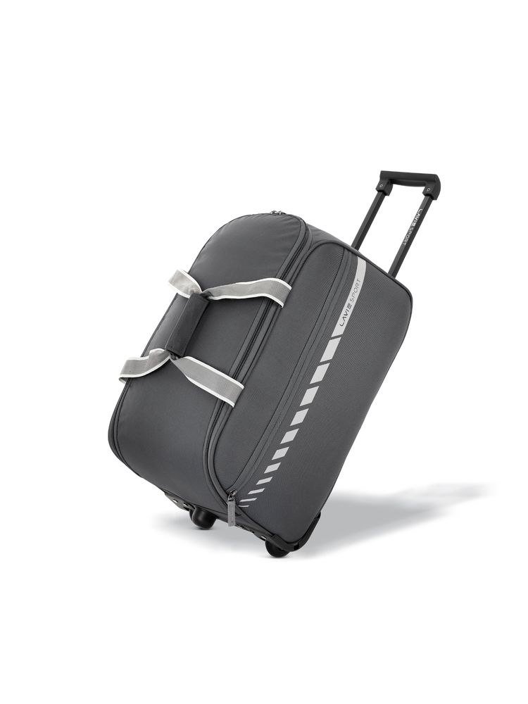 Lavie Sport Unisex Pluto 45L Wheel Duffle Bag -Grey (Small)-picture-21