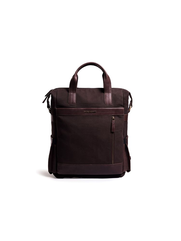 Gauge Machine Unisex Brown 16 Inch Backpack-image-2