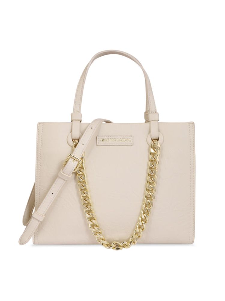 Hamster London Pastel Promise Handbag with Detachable Strap- Cream (M)-image-41