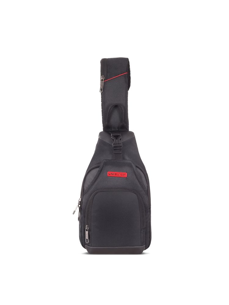 Lavie Sport Atmos Chest Strap Crossbody Bag (Black) (Small)-image-2
